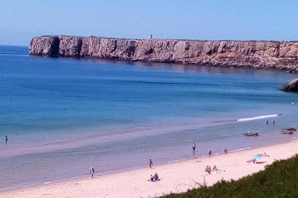 Casa Do Beliche - Frente Praia, Grande Terraco Privado Sagres Exterior foto